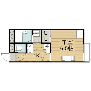 レオパレスサンモール Ⅰ【2階】の間取り