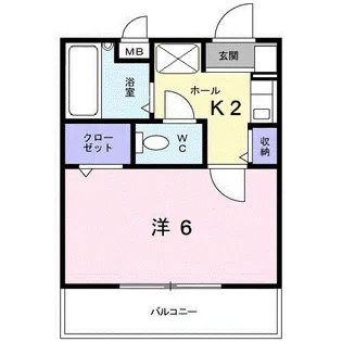 エクセルコート【2階】の間取り