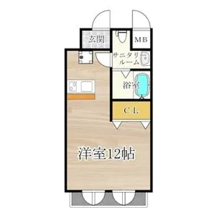 メゾンパティオⅡ【307号室】の間取り