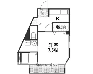 パインフィールドヴィレッジ【1階】の間取り