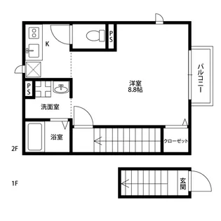 アムール briller【2階】の間取り