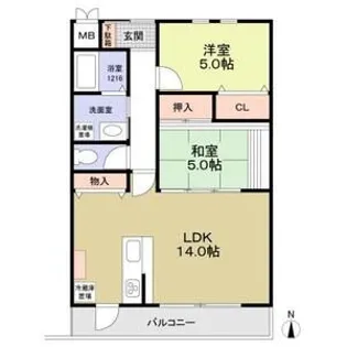 Zerbino A【3階】の間取り