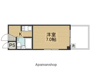 ハイツことぶき1番館【1階】の間取り