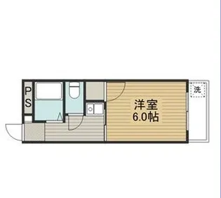 ボンジュールムサシ【1階】の間取り