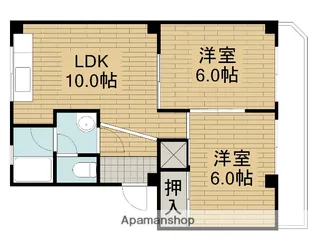 セイキハイツ【3階】の間取り