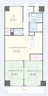 グランドゥール西岡【5階】の間取り