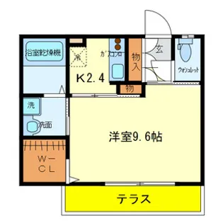 大阪府寝屋川市下神田町【アパート】の間取り