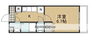 アンソレイユ【3階】の間取り