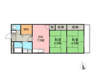 セブンハイツ【2階】の間取り
