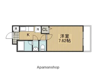 ル・クレール【1階】の間取り