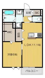 ユニグレイス【102号室号室】の間取り