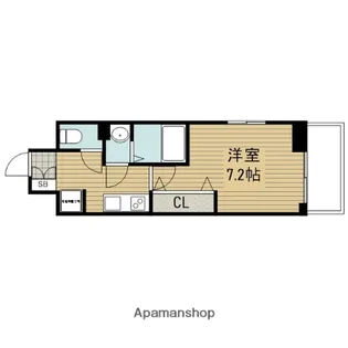 ラグゼ住道【7階】の間取り