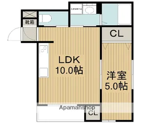 メゾンベルⅢ【3階】の間取り