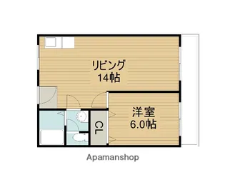 ツーイー大東(旧マチスハイツ)【2階】の間取り