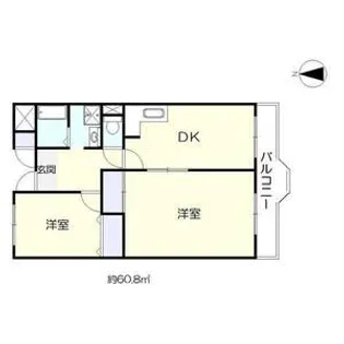 ピュアネスDoi【3階】の間取り