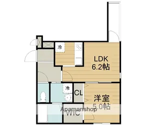 サクパレス諸福【2階】の間取り
