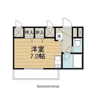 クレール住道【1階】の間取り