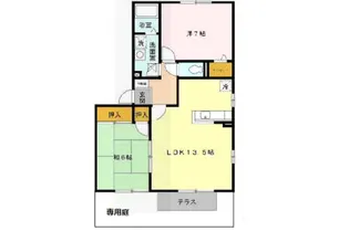 パセオユー【1階】の間取り