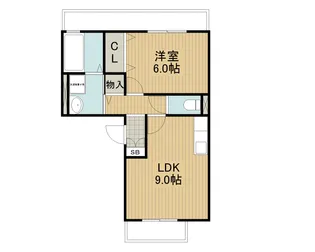 グランシャリオSG【2階】の間取り