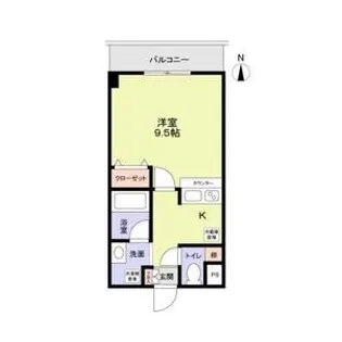 ペイサージュ【210号室】の間取り