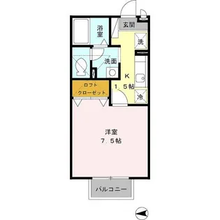 グランシャリオ【2階】の間取り