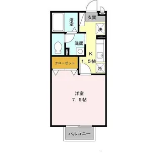 グランシャリオ【1階】の間取り