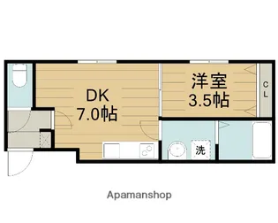ネイビーハウス【2階】の間取り