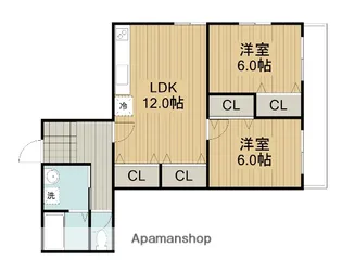 ManoaClair【1階】の間取り