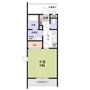 フォレストメゾンエン【101号室】の間取り