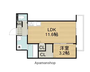プリュメ【1階】の間取り