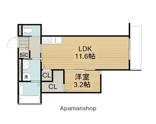 プリュメ【2階】の間取り