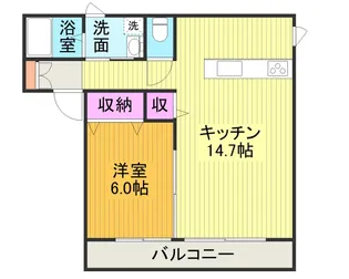シャーメゾン赤井【1階】の間取り