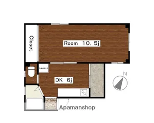 時岡マンション【3階】の間取り