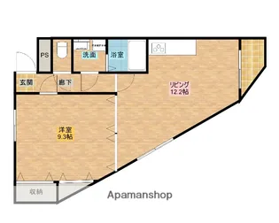 ベルハウス【6階】の間取り
