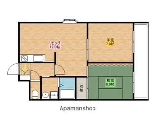 ハイムパーソネイジ【6階】の間取り