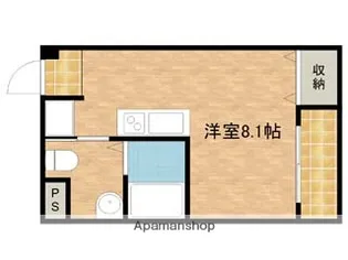 パイン上新庄【4階】の間取り