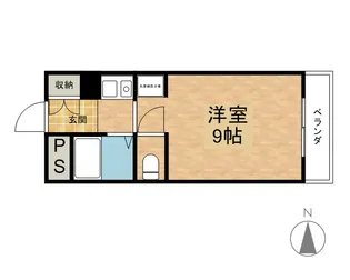 デイグラン上新庄【3階】の間取り