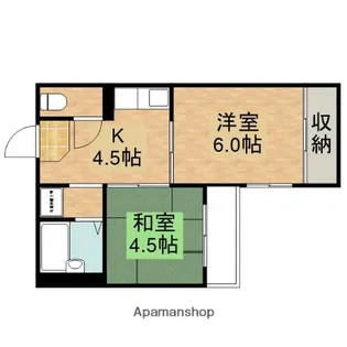 2Kの間取り画像