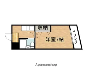 サンライズホーシン【1階】の間取り