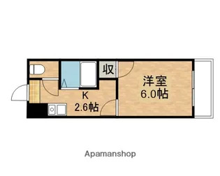 マンションパルス【3階】の間取り