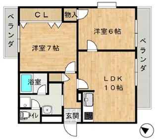 エステート小松【3階】の間取り