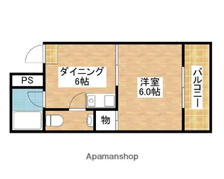 第2シンワマンション【1階】の間取り
