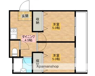 豊新セリオ【3階】の間取り