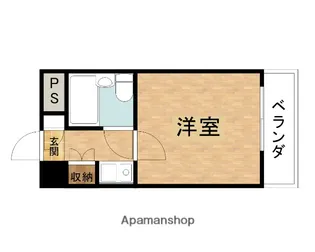 1Kの間取り画像