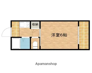 ロータリーマンション上新庄【4階】の間取り