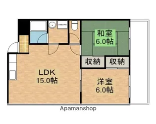 ローレルハイツ【6階】の間取り