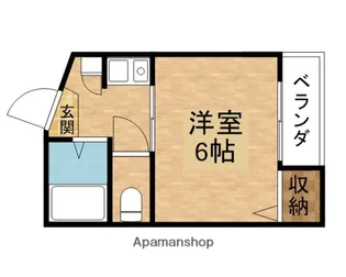 グローリー1【5階】の間取り