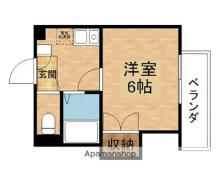 豊里芙蓉ハイツ【6階】の間取り