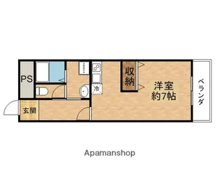 第5シンワマンション【3階】の間取り