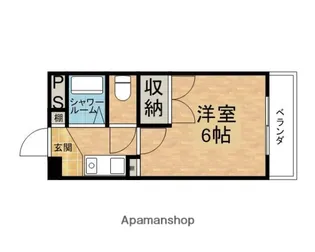 シティハイツ下新庄【1階】の間取り